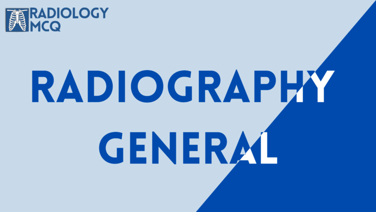 Radiography General